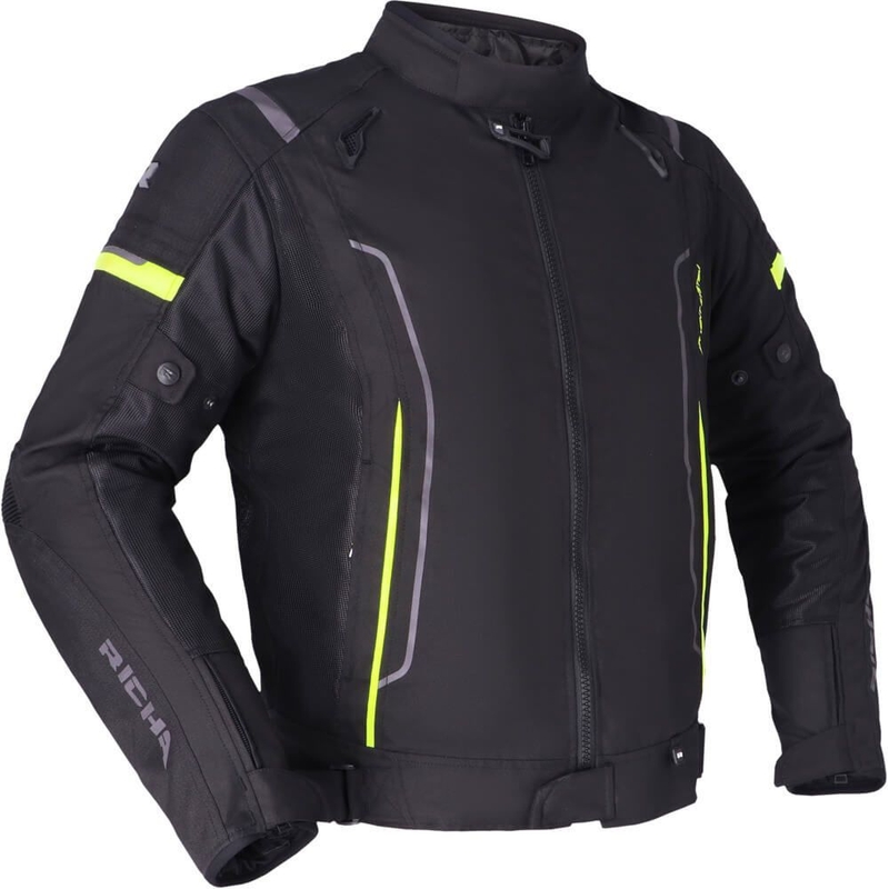 Kurtka motocyklowa RICHA Airstream 3 czarno-fluo żółta wyprzedaż