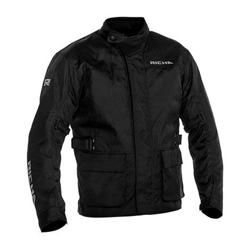 Kurtka motocyklowa RICHA Buster WP Long czarna wyprzedaż