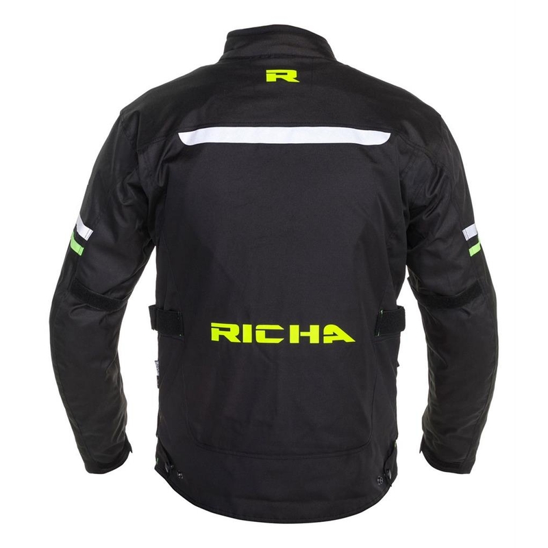 Kurtka motocyklowa RICHA Buster WP Long czarno-fluo żółta wyprzedaż