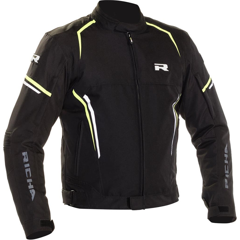 Kurtka motocyklowa RICHA Gotham 2 czarny-fluo żółty wyprzedaż