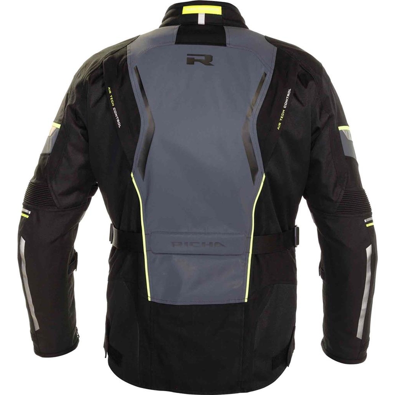 Damska kurtka motocyklowa RICHA Infinity 2 Flare szaro-żółta wyprzedaż