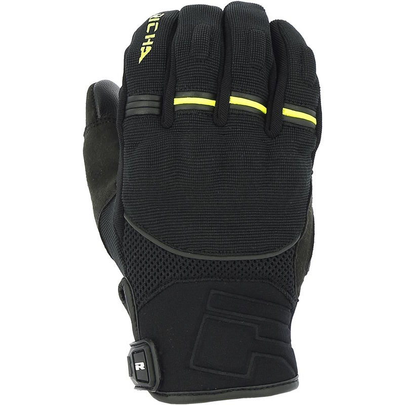 Rękawice motocyklowe RICHA Scope black-fluo yellow wyprzedaż
