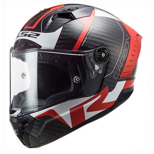 LS2 FF805 Thunder C Racing1 kask motocyklowy integralny czarno-biało-czerwony