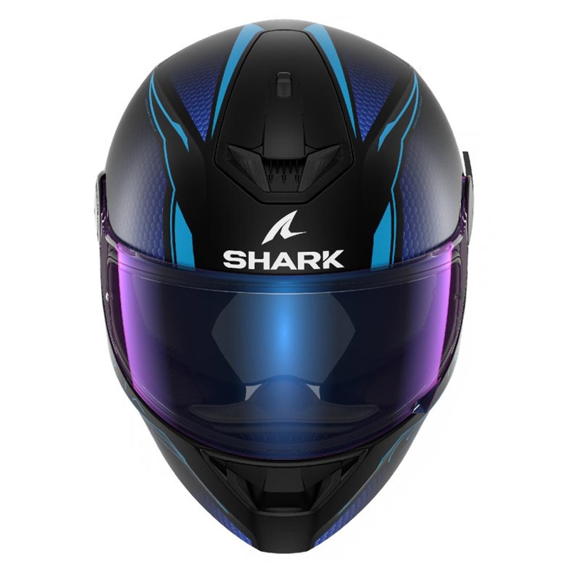 Integralny kask motocyklowy SHARK D-SKWAL 2 Cadium czarno-niebiesko-fioletowy mat