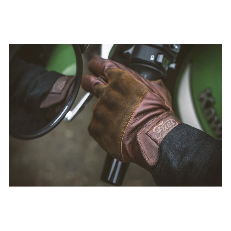Rękawice motocyklowe Fuel Rodeo brązowe