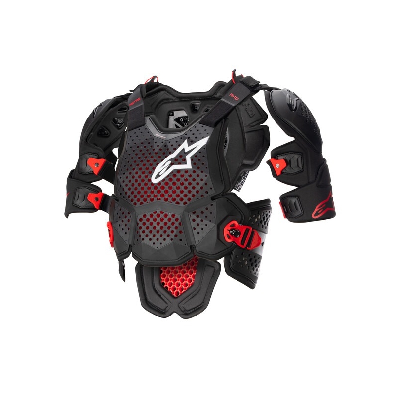 Ochraniacz ciała Alpinestars A-10 2 czarno-antracytowo-czerwony