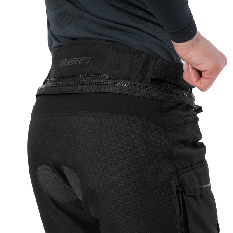 Damskie spodnie motocyklowe Ozone Union II Black wyprzedaż