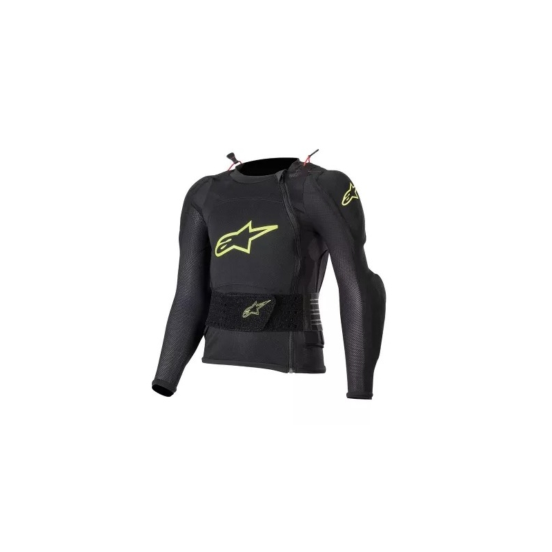Alpinestars Bionic Plus Kids Body Protector Black-Fluo Yellow
