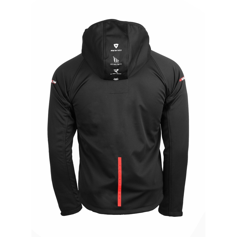 Kurtka softshell MotoZem Racing Team czarno-czerwona