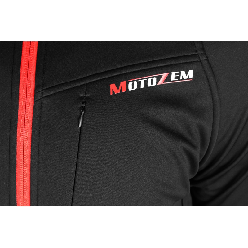 Kurtka softshell MotoZem Racing Team czarno-czerwona