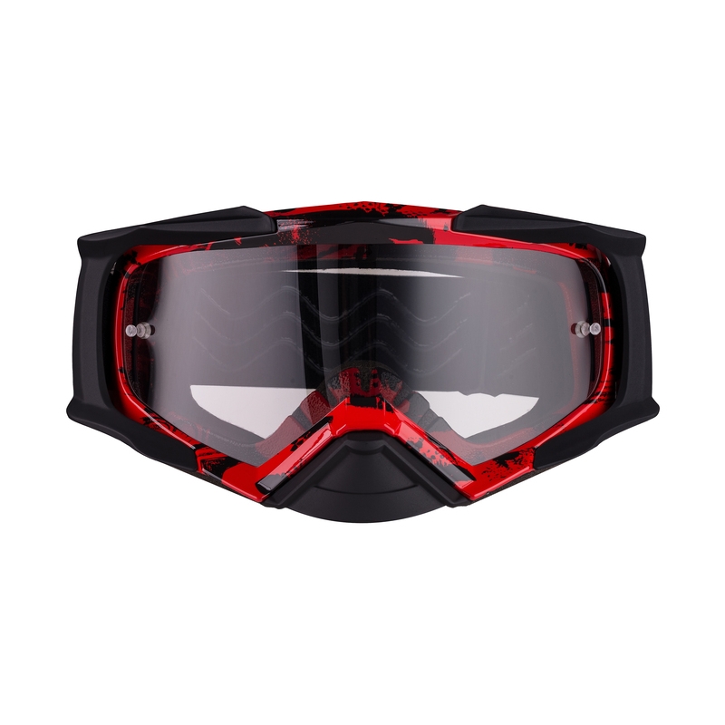 Gogle motocrossowe iMX Dust Graphic czerwono-czarne