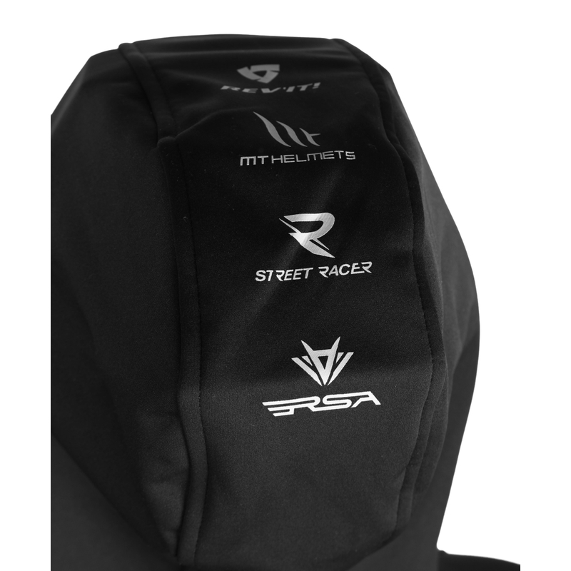 Kurtka softshell damska MotoZem Racing Team czarno-czerwona