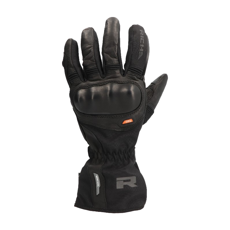 Rękawice motocyklowe RICHA Hypercane Gore-Tex czarne wyprzedaż