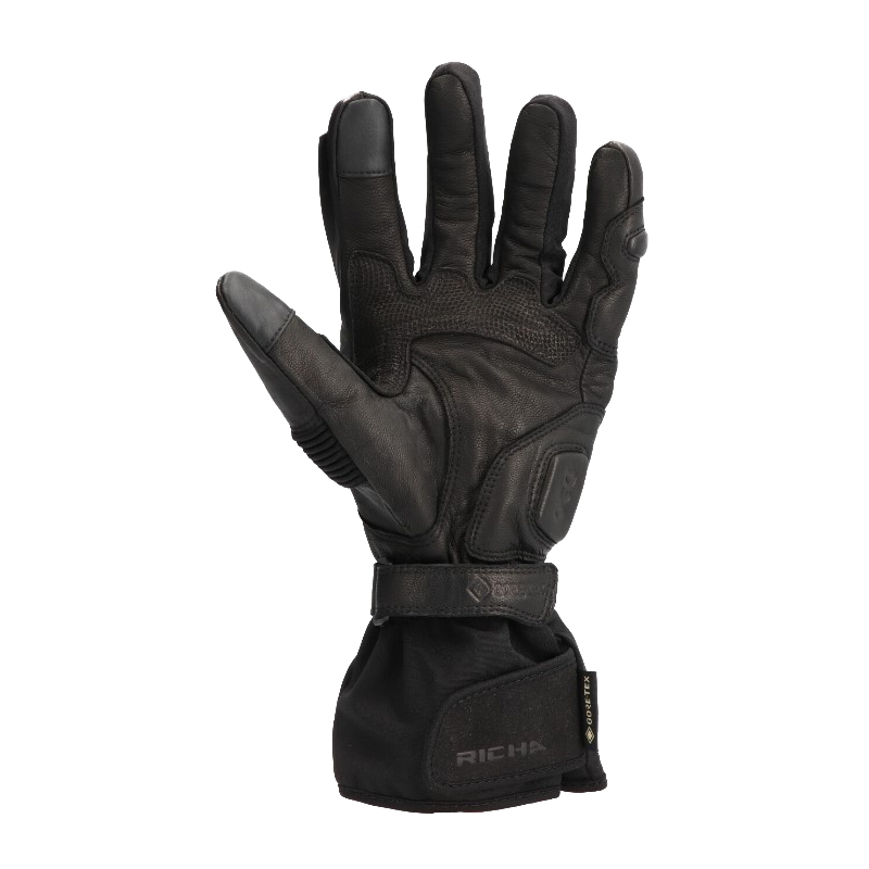 Rękawice motocyklowe RICHA Hypercane Gore-Tex czarne wyprzedaż