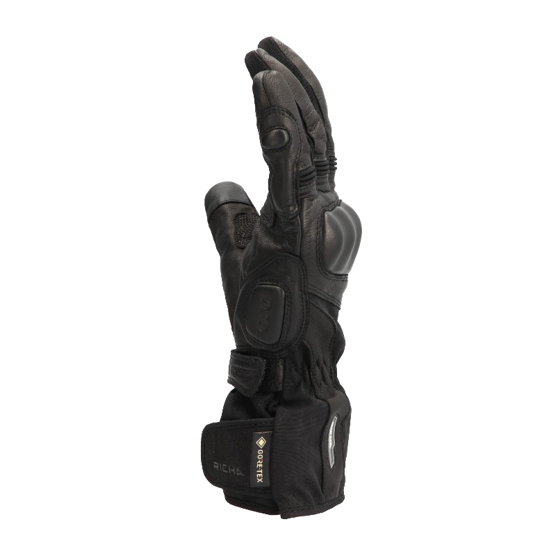 Rękawice motocyklowe RICHA Hypercane Gore-Tex czarne wyprzedaż