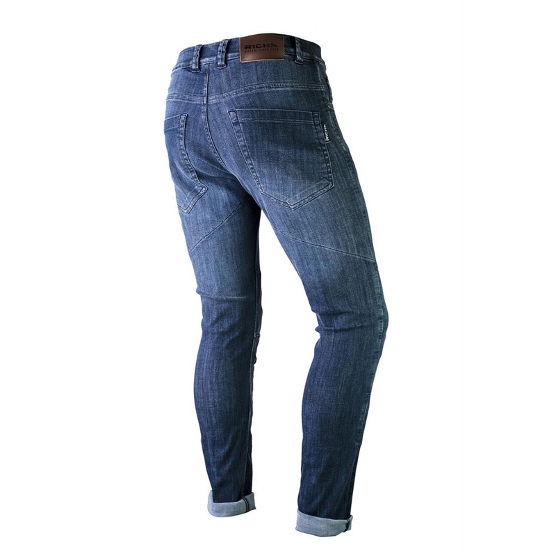 Sprzedam jeansy motocyklowe RICHA Epic Jeans sprane w kolorze niebieskim wyprzedaż