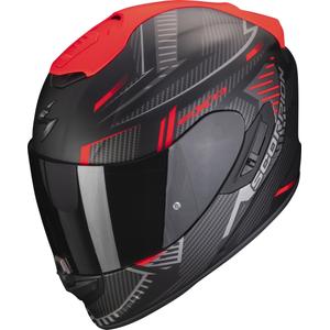 Integralny kask motocyklowy Scorpion EXO-1400 EVO Air Shell czarno-czerwony mat