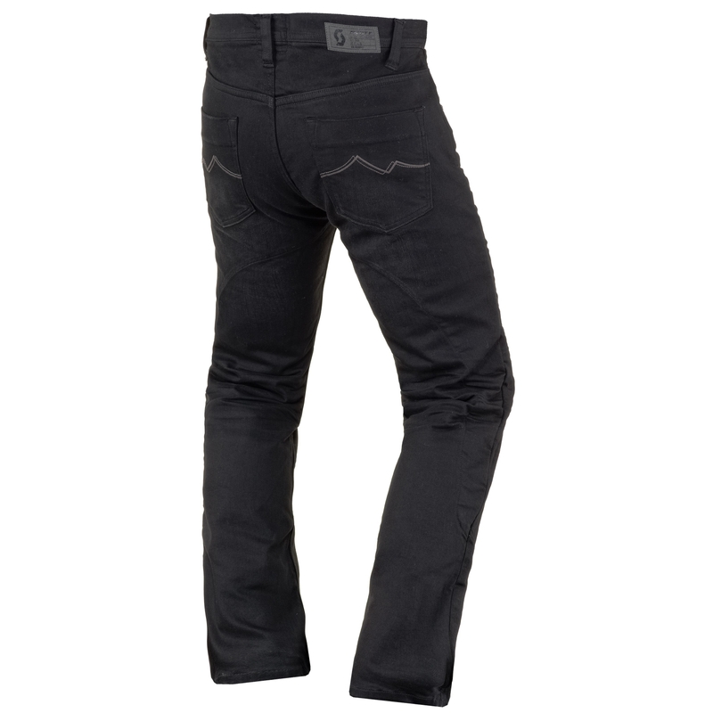 Jeansy motocyklowe SCOTT Denim Stretch w kolorze czarnym