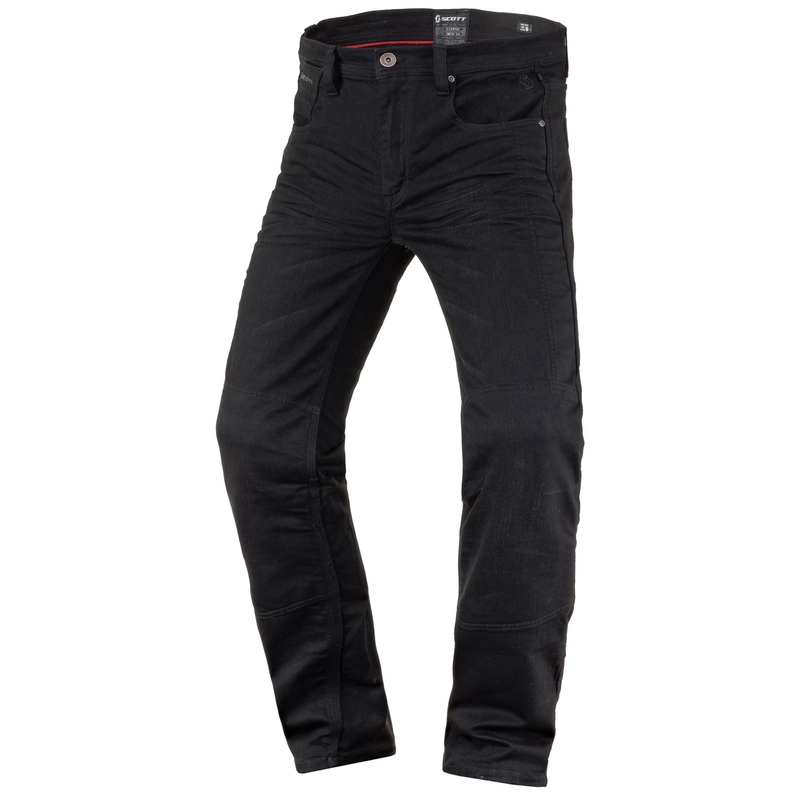 Jeansy motocyklowe SCOTT Denim Stretch w kolorze czarnym