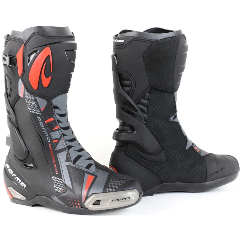 Buty motocyklowe Forma Phantom czarno-szaro-czerwone