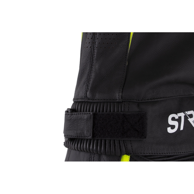 Kombinezon motocyklowy Street Racer Fast Track 2 Black-White-Fluo Yellow wyprzedaż