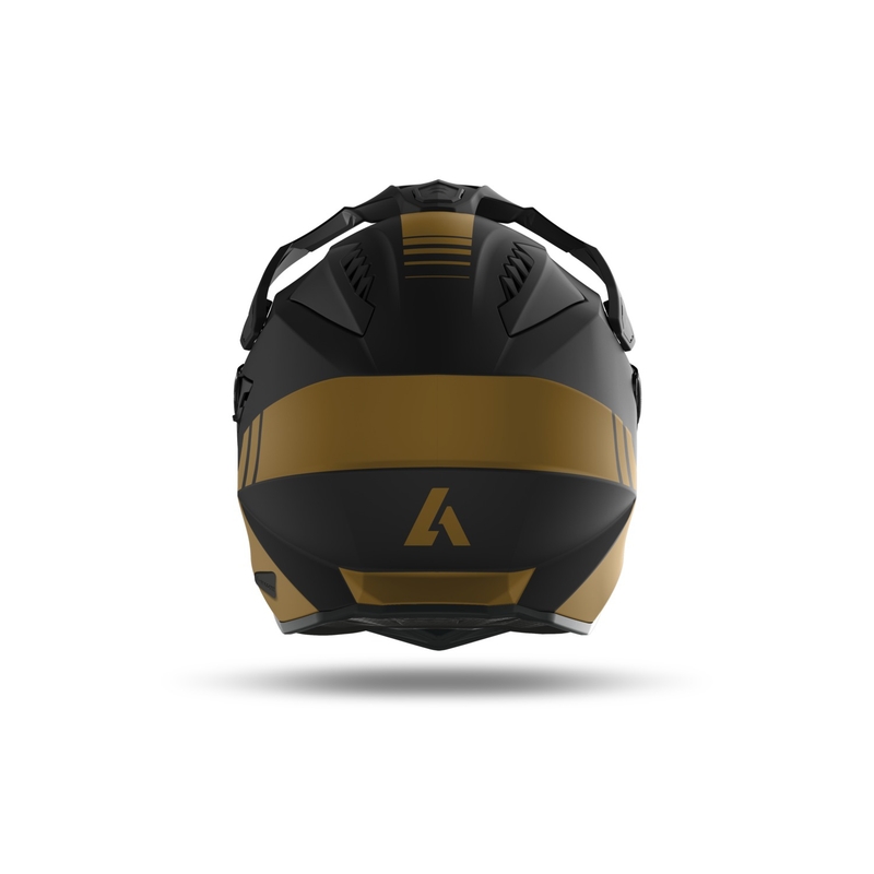 Kask enduro Airoh Commander Factor czarno-złoty výprodej wyprzedaż