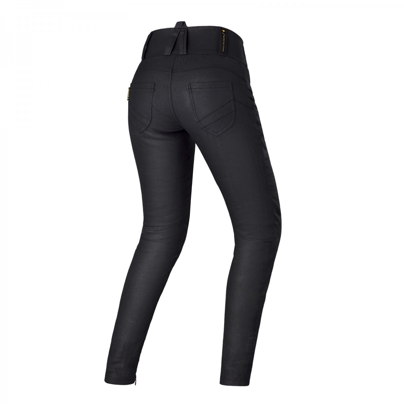 Czarne jeansy motocyklowe Shima Nox 2.0 Wax wyprzedaż