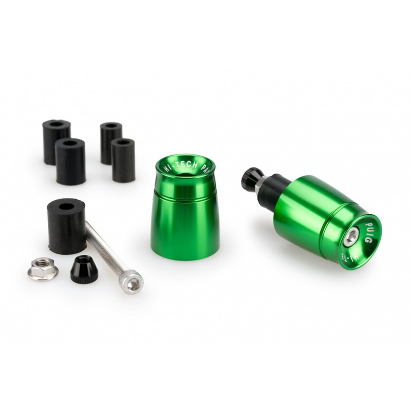 Bar ends PUIG SPORT green UNIVERSAL M6 13-18mm.