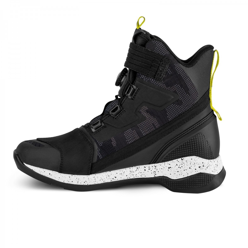 Buty motocyklowe Shima Takeshi czarno-kamuflażowo-fluo-żółte