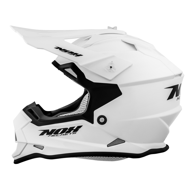 Dziecięcy kask motocrossowy NOX N632K biały
