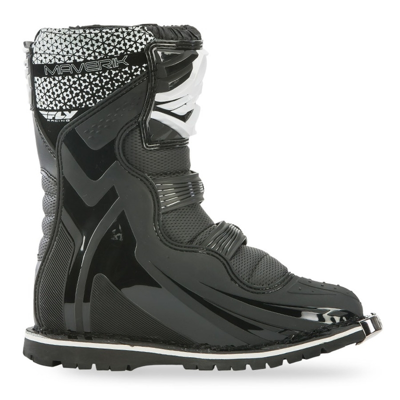 Dziecięce buty motocyklowe FLY Racing NEW Maverik Youth czarno-białe