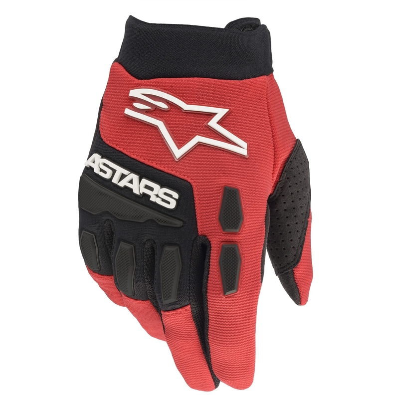 Dziecięce rękawice motocrossowe Alpinestars Full Bore czarno-czerwone