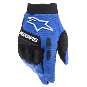 Dziecięce rękawice motocrossowe Alpinestars Full Bore czarno-niebieskie