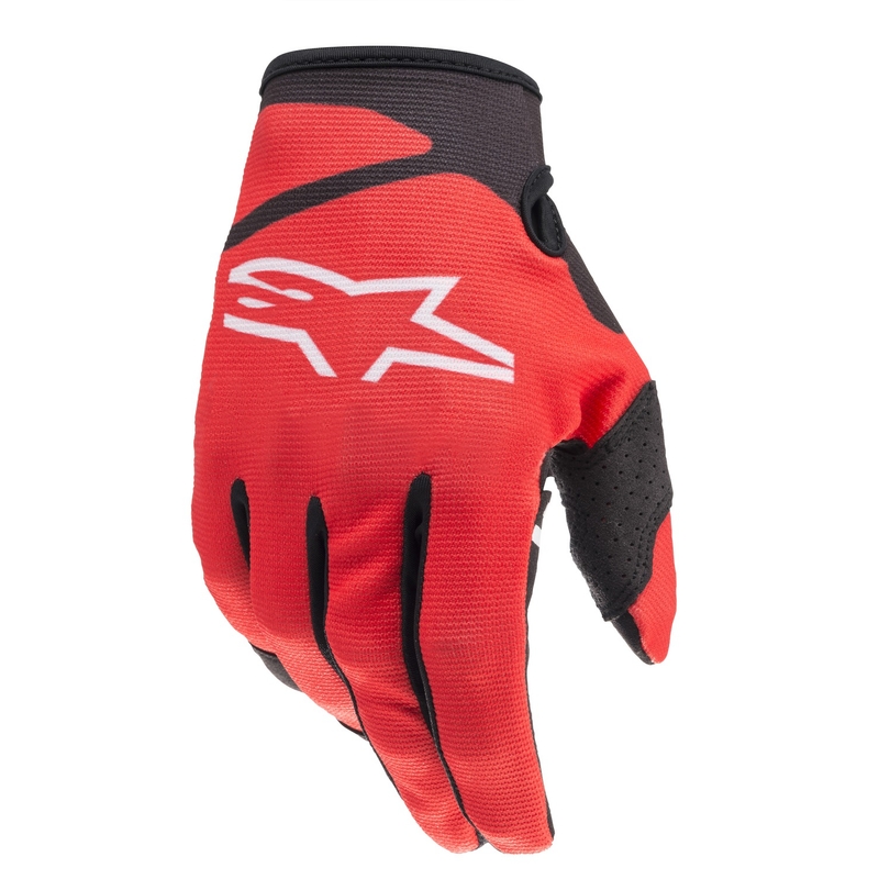 Rękawice motocrossowe Alpinestars Radar Kids czarno-czerwone