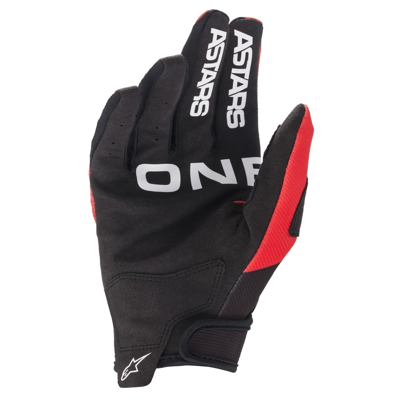 Rękawice motocrossowe Alpinestars Radar Kids czarno-czerwone