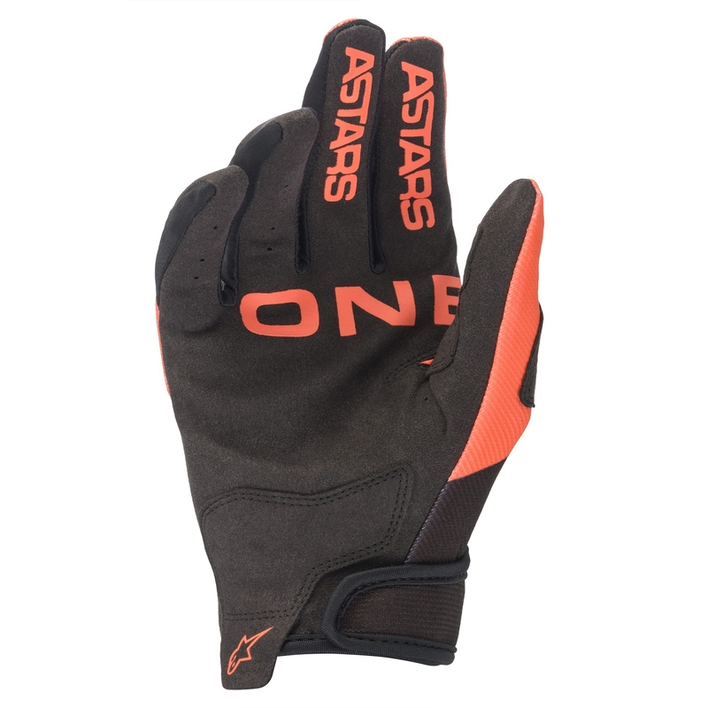 Dziecięce rękawice motocrossowe Alpinestars Radar czarno-pomarańczowe