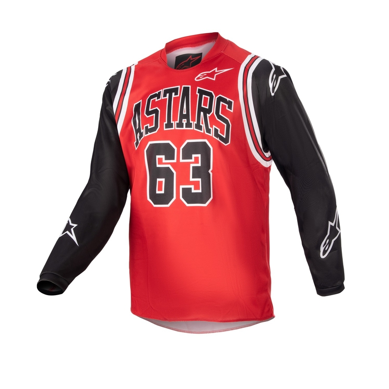 Dziecięca koszulka motocrossowa Alpinestars Racer Acumen Limited Edition czerwono-czarno-biała