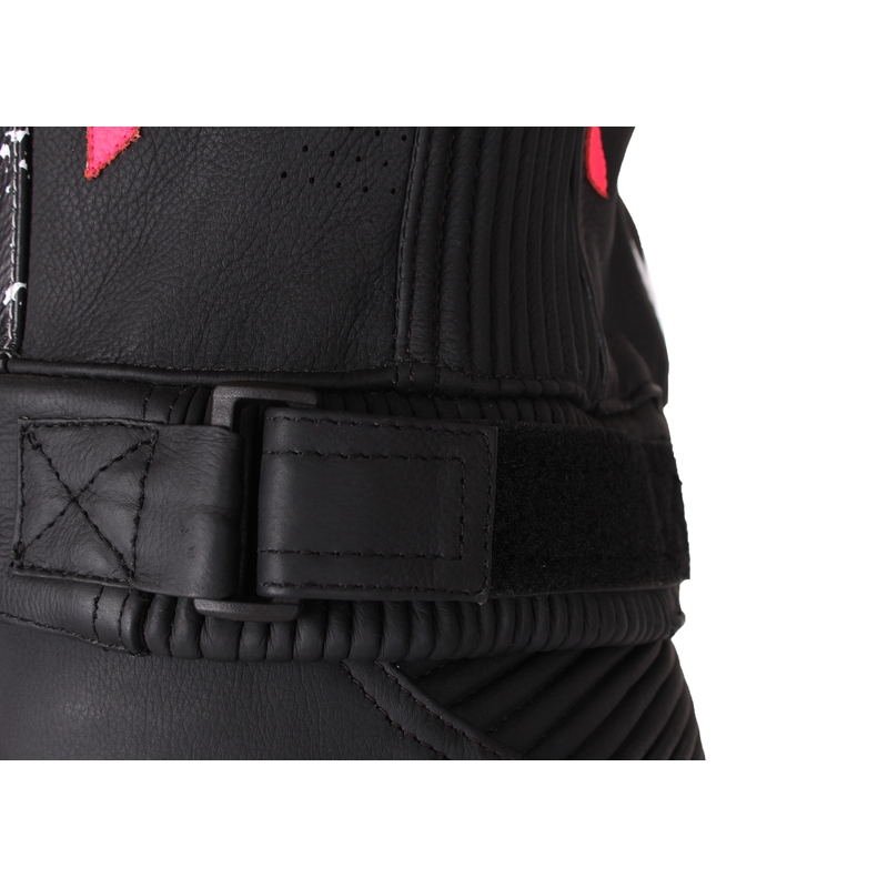 Damski kombinezon motocyklowy RSA GT2 czarno-biało-fluo różowy wyprzedaż