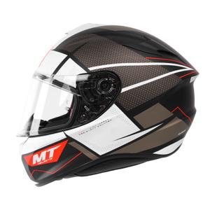 Integralny kask motocyklowy MT Targo Podium B0 czarno-szaro-biały