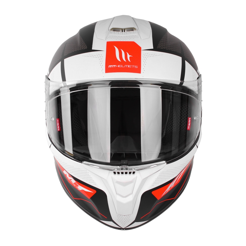 Integralny kask motocyklowy MT Targo Podium B0 czarno-szaro-biały wyprzedaż