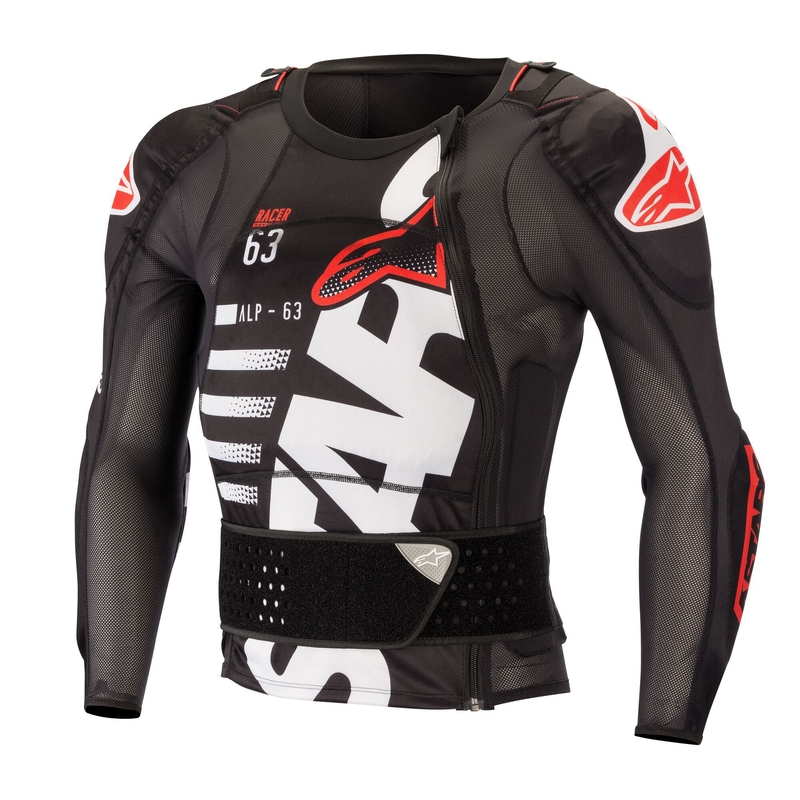 Ochraniacz ciała Alpinestar Sequence Protection czarno-biało-czerwony
