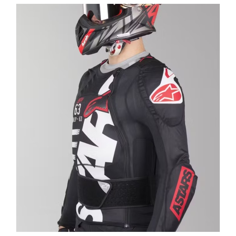 Ochraniacz ciała Alpinestar Sequence Protection czarno-biało-czerwony