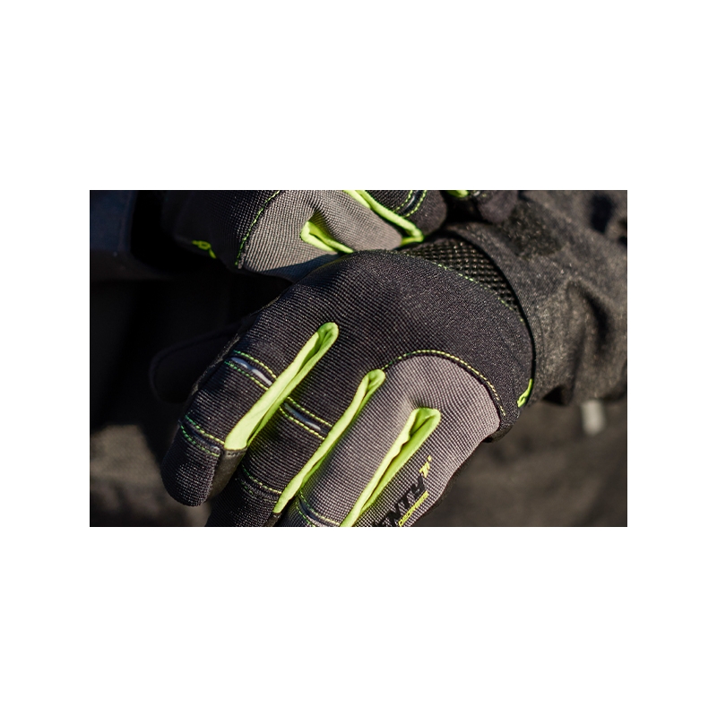Rękawice motocyklowe SEVENTY DEGREES SD-C48 black-fluo yellow