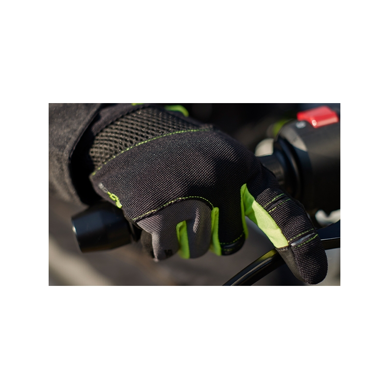 Rękawice motocyklowe SEVENTY DEGREES SD-C48 black-fluo yellow