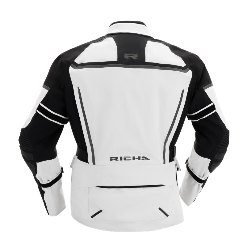 Kurtka motocyklowa RICHA Atlantic 2 Gore-Tex czarno-szara wyprzedaż