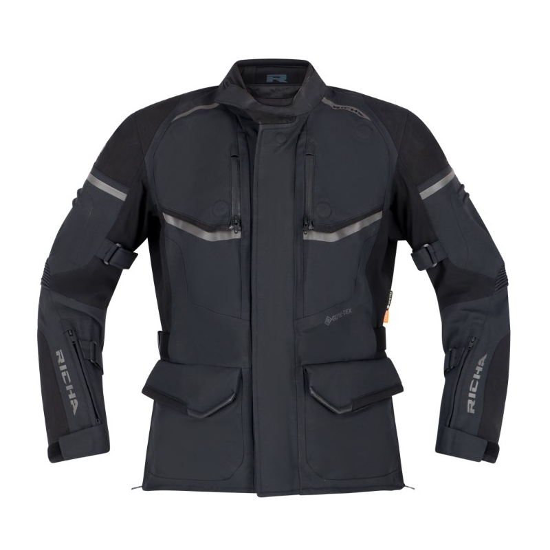 Damska kurtka motocyklowa RICHA Atlantic 2 Gore-Tex czarna wyprzedaż