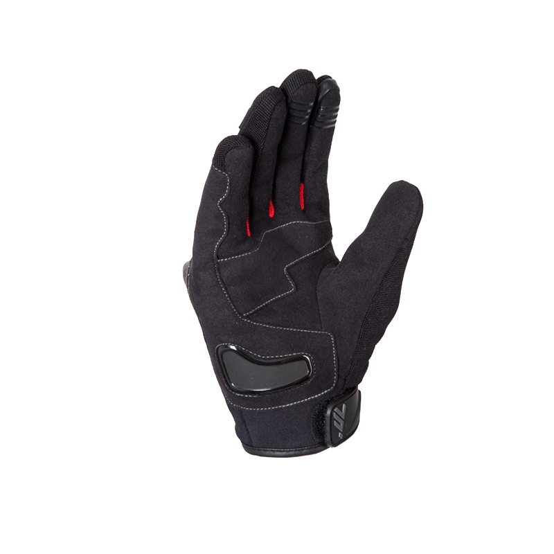 Rękawice motocyklowe SEVENTY DEGREES SD-N14 czarno-czerwone