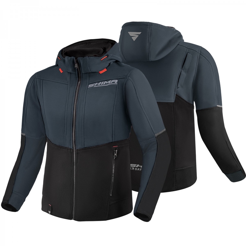 Damska bluza motocyklowa Shima Daybreaker czarno-szara