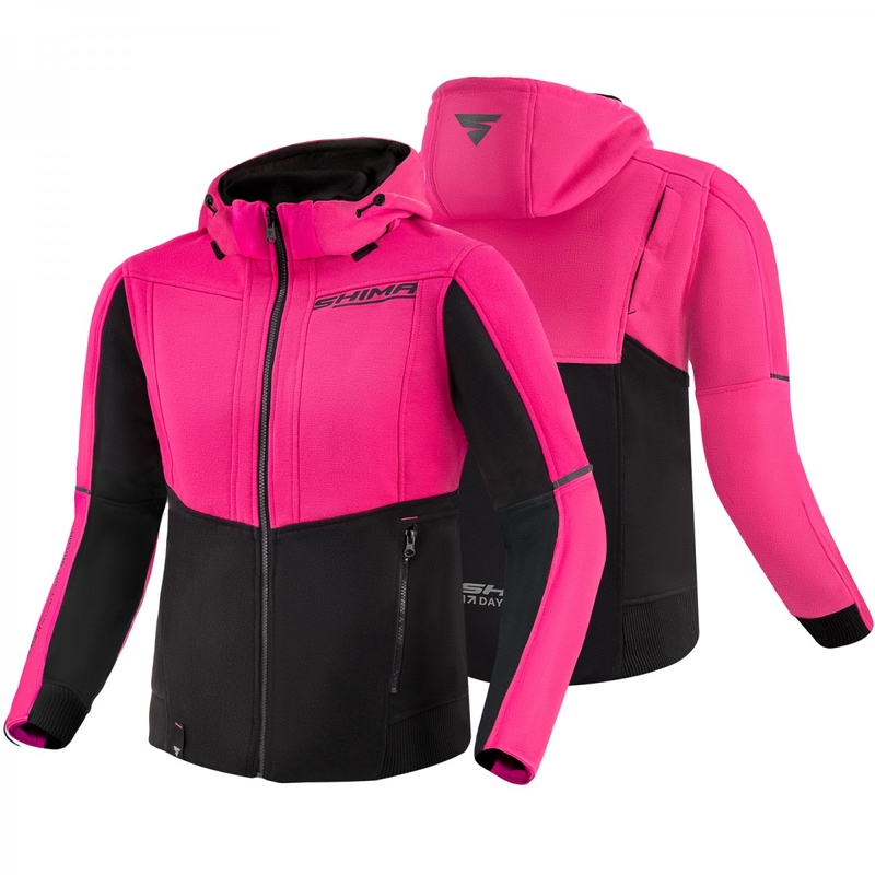 Damska bluza motocyklowa Shima Daybreaker czarno-różowa