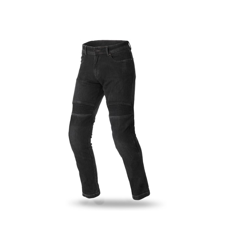 Dżinsy motocyklowe SEVENTY DEGREES SD-PJ6 czarne